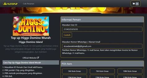 top up game|Top up Higgs Domino Koin Emas.